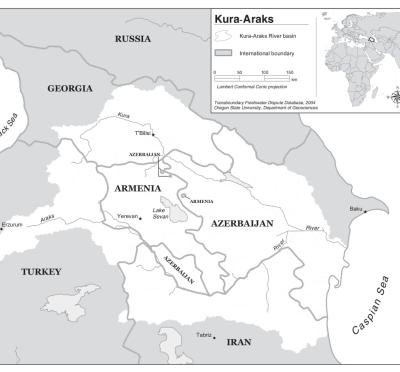 map of the Kura-Araks River Basin